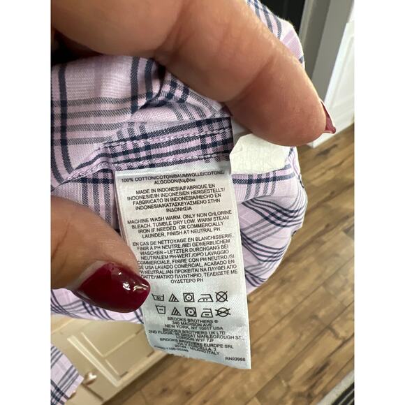 Brooks Brothers size large short sleeve button down shirt size large Regent Fit - Picture 3 of 3